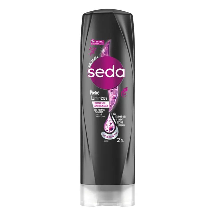 CONDICIONADOR SEDA PRETOS LUMINOSOS  350ML