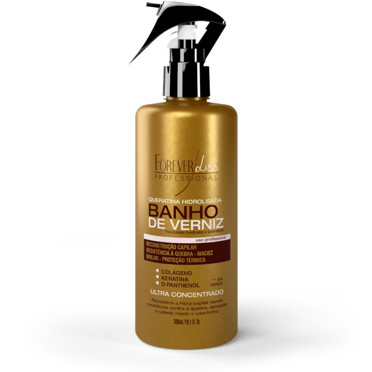 Kit Forever Liss Banho de Verniz: Modelador Xô Frizz 10g, Óleo de Coco e Queratina Hidrolisada