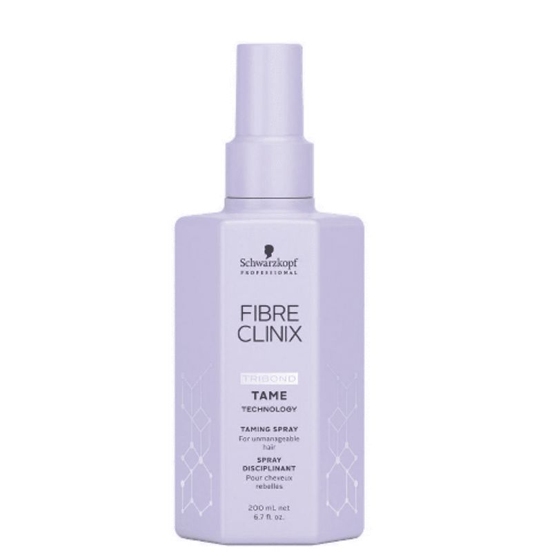 【ヤマカワ】FIBRE CLINIX TAME スプレー Schwarzkopf Fibre Clinix Tame Taming Spray 200ml - Época Cosméticos