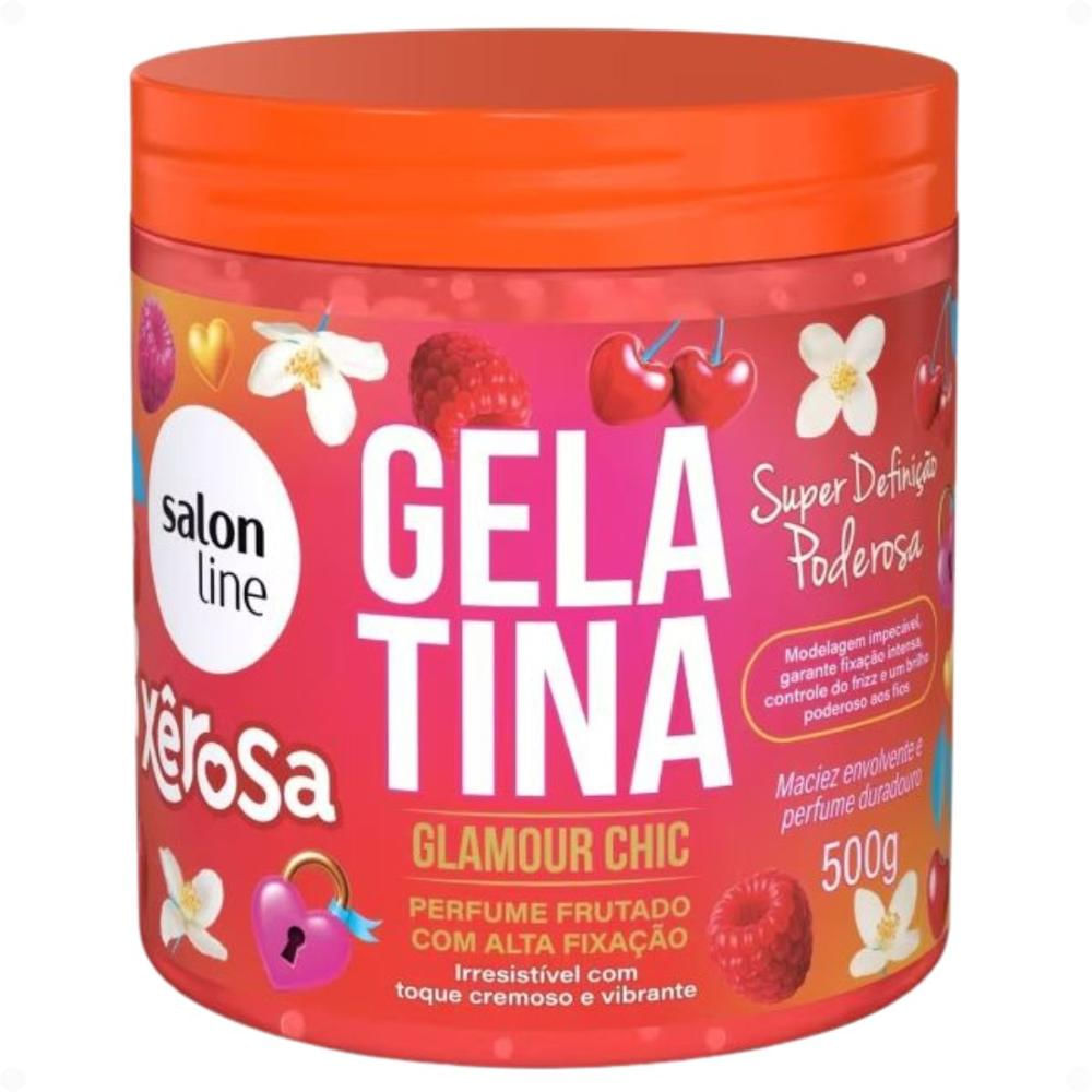 Gelatina Capilar Salon Line Xêrosa Glamour Chic Super Definição