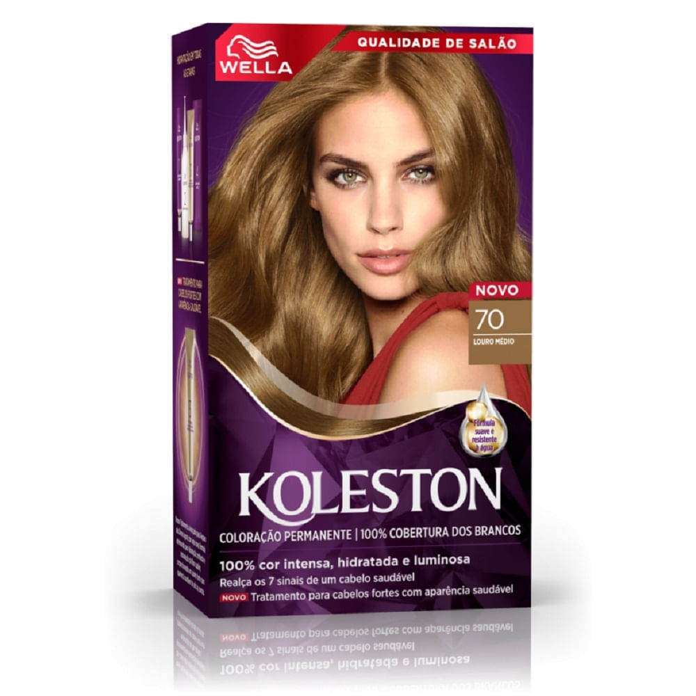Tintura Koleston 70 Louro Médio