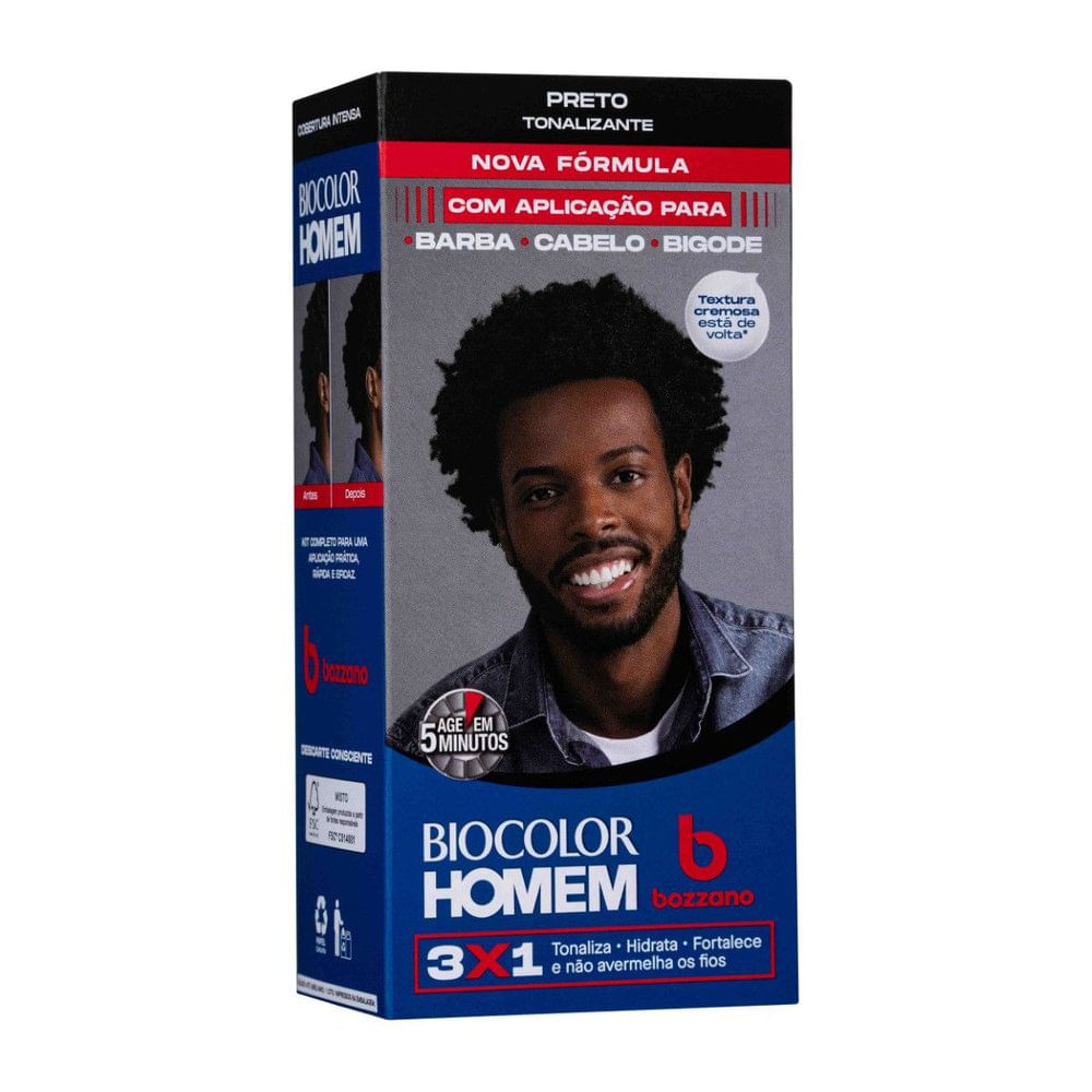 Tintura Biocolor Homem Preto