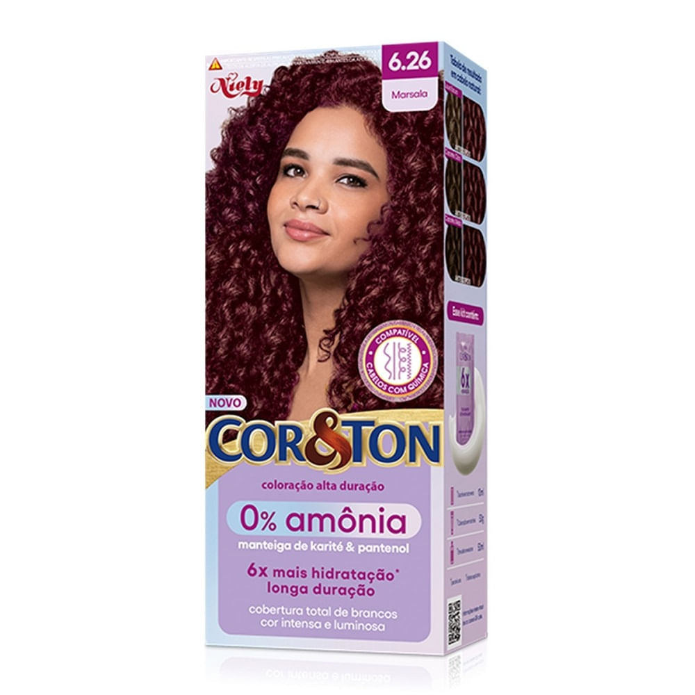 Tonalizante Sem Amônia 6.26 Marsala 50g