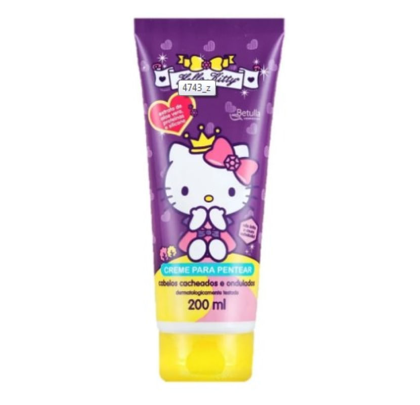 BETULLA HELLO KITTY CREME DE PENTEAR CACHEADOS 200ML
