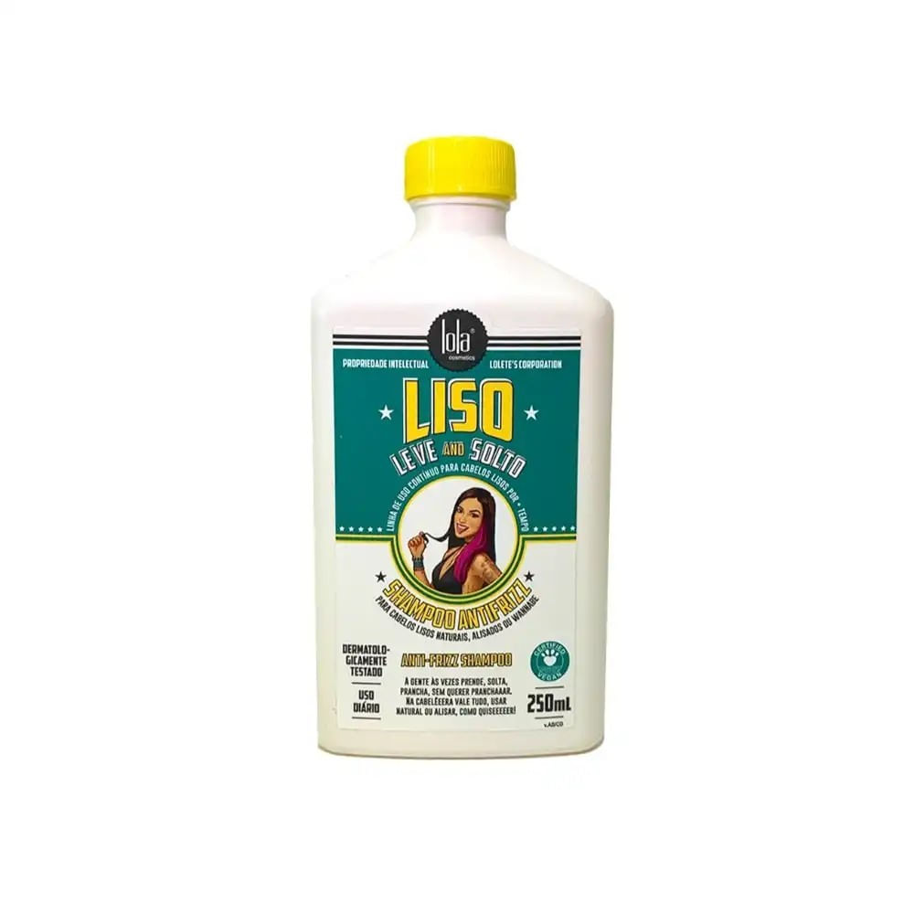 Shampoo Lola 250ML Liso Leve E Solto Antifrizz