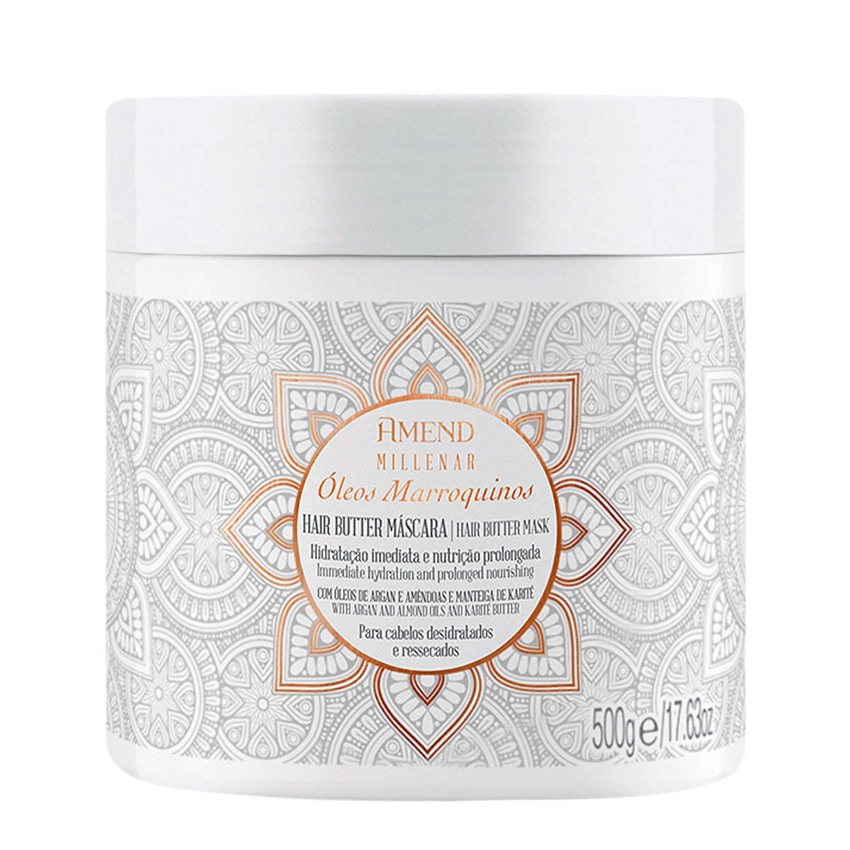 Amend Millenar Óleos Marroquinos Hair Butter - Máscara Capilar 500g