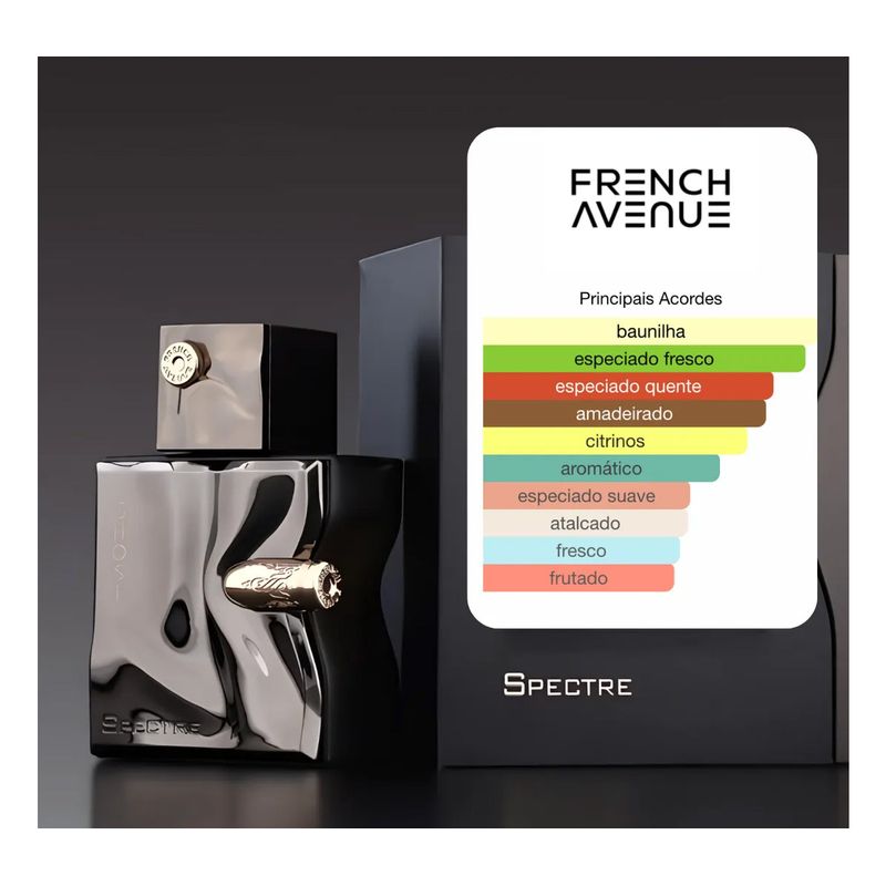 香水(男性用) GHOST SPECTRE FRENCH AVENUE EDP 80ml Perfume Árabe Spectre Ghost French Avenue Edp 80ml | Perfume