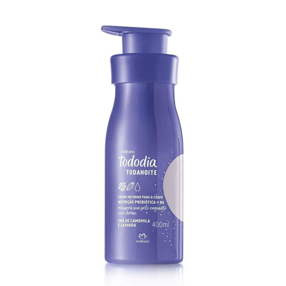 Creme Noturno Para o Corpo Tododia Todanoite Chá de Camomila e Lavanda 400ml QHS - Natura