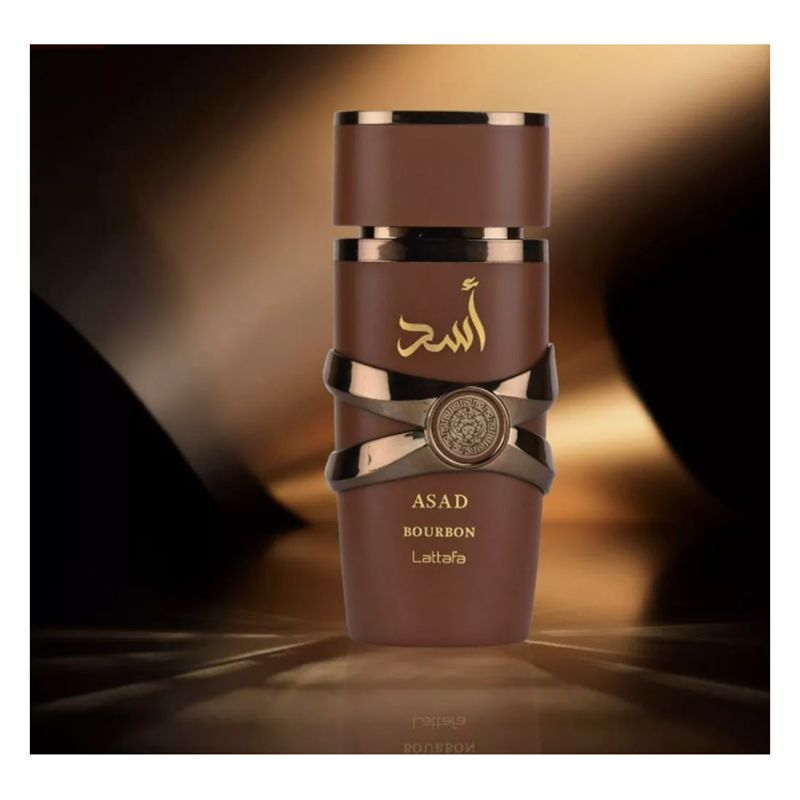 香水(男性用) lattafa asad bourbon perfume 100ml edp Perfume Masculino Lattafa Asad Bourbon EDP 100ml - Época Cosméticos