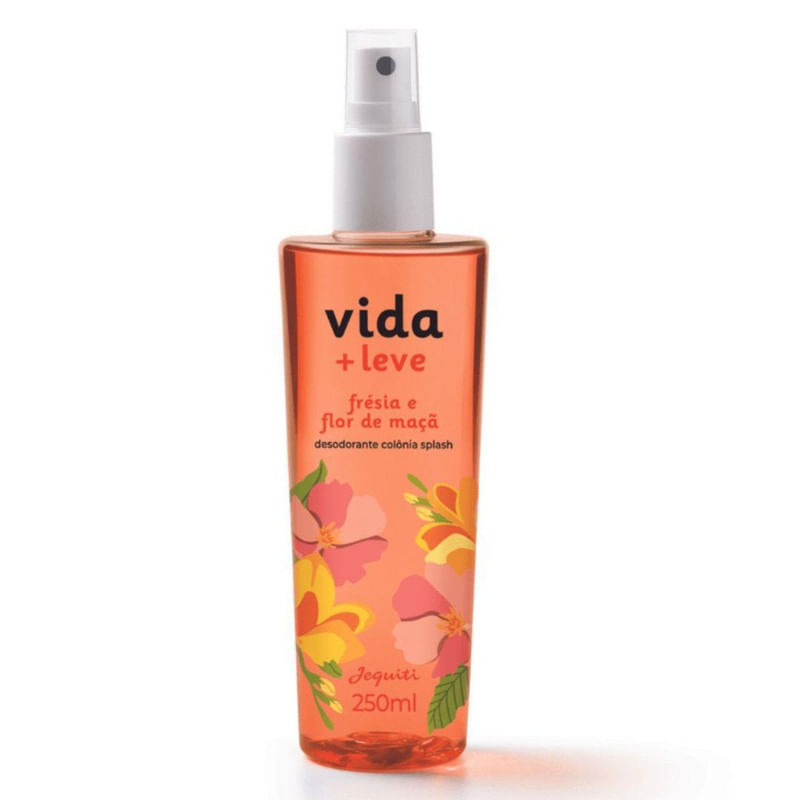Body Splash Vida + Leve Frésia e Flor de Maça 250ml QHS - Jequiti