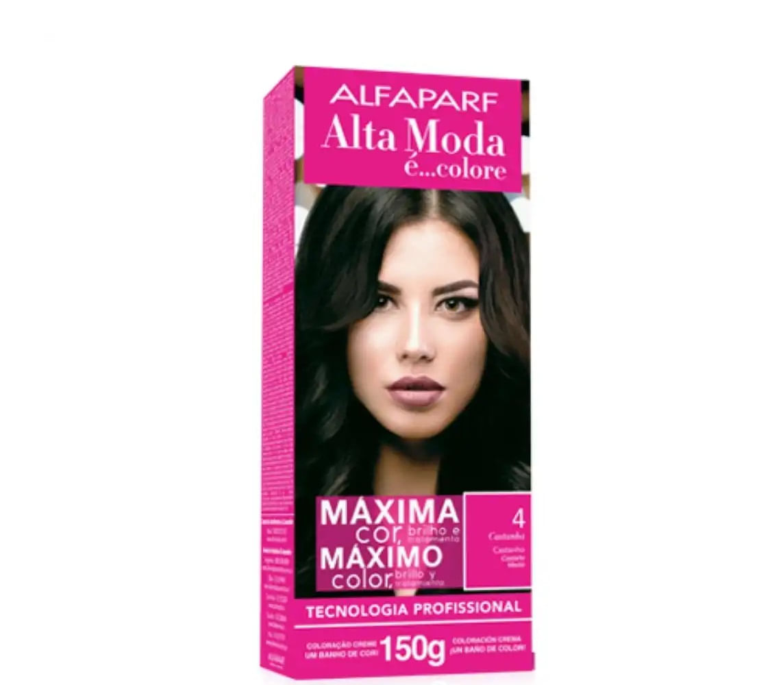 Coloração 4.0 Castanho Médio Alta Moda 150G