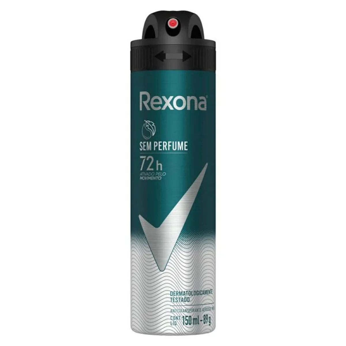DESODORANTE ANTITRANSPIRANTE AEROSOL REXONA MEN SEM PERFUME 150ML