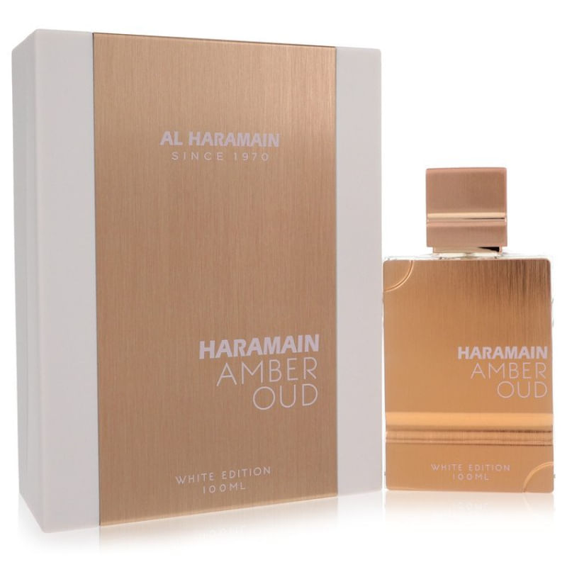 Colônia Masculino Al Haramain Amber Oud White Edition 100 ml Eau