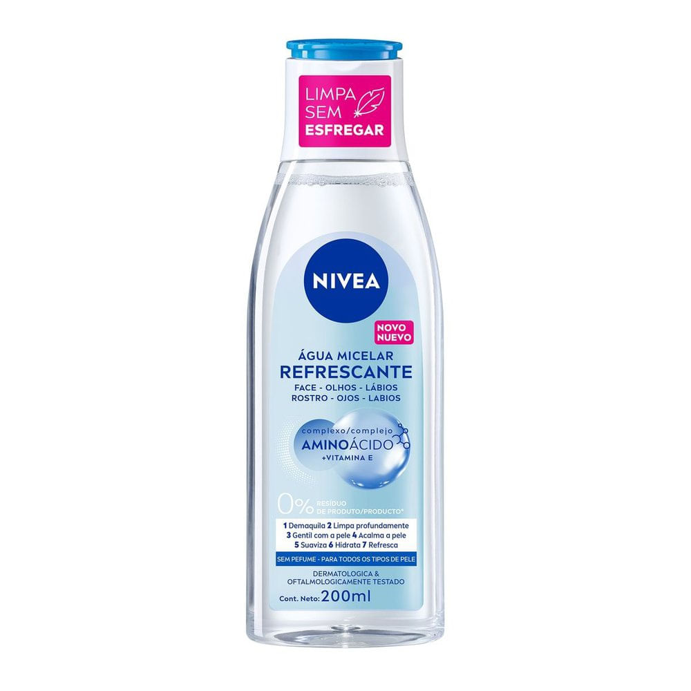 Água Micelar Nivea 7em1 Solução Limpeza 200ml