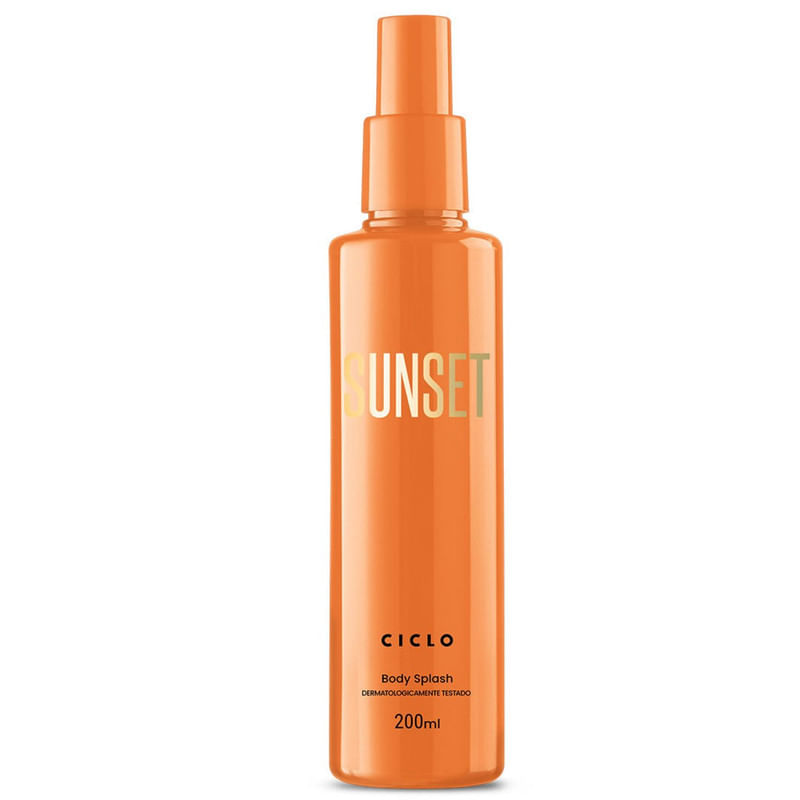 Body Splash Feminino Sunset 200ml QHS - Ciclo