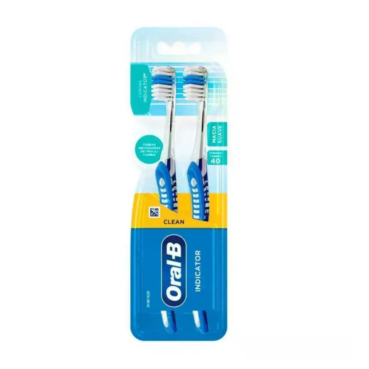 ESCOVA DENTAL ORAL B INDICATOR N°35 2 UNIDADES - LEVE 2 PAGUE 1