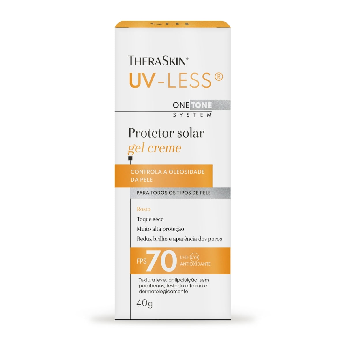 Protetor Solar Facial TheraSkin UV-Less FPS 70 Gel Creme Sem Cor