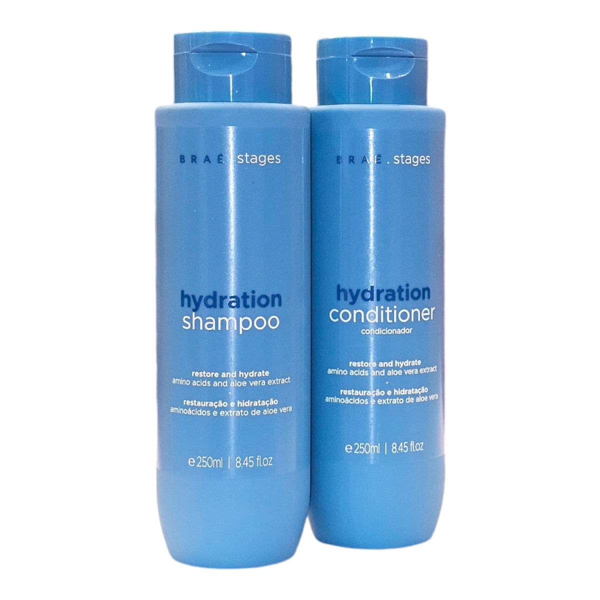 Kit Braé Stages Hydration - Shampoo 250ml + Condicionador 250ml