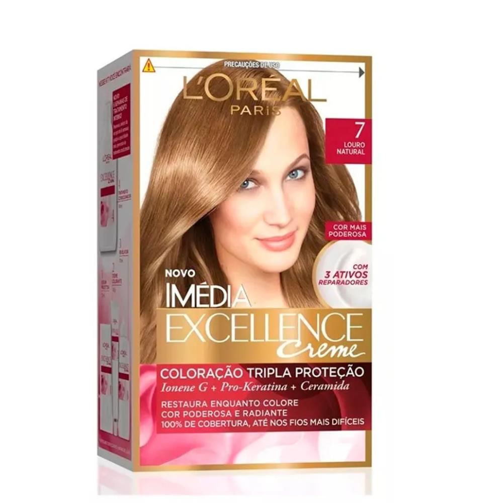 Tintura Imédia Exellence 7 Louro Natural