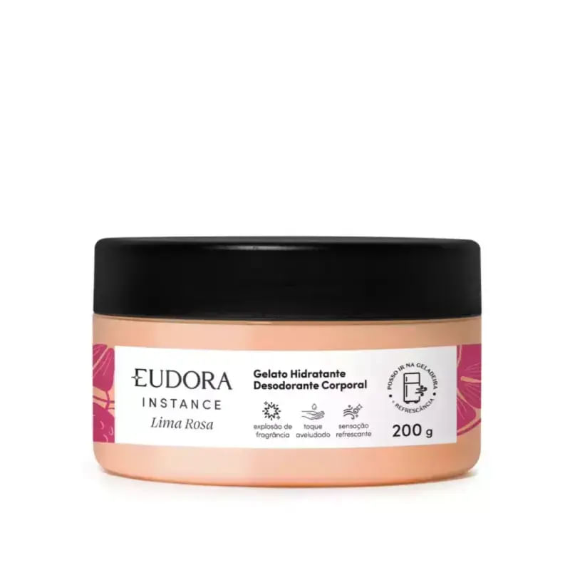 Gelato Hidratante Corporal Instance Lima Rosa 200g QHS - Eudora