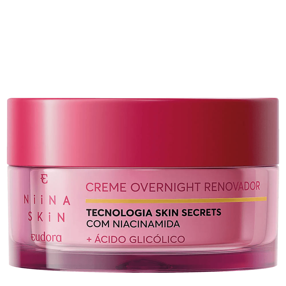Eudora Niina Secrets Niina Skin Overnight Renovador - Creme Facial Noturno 45g