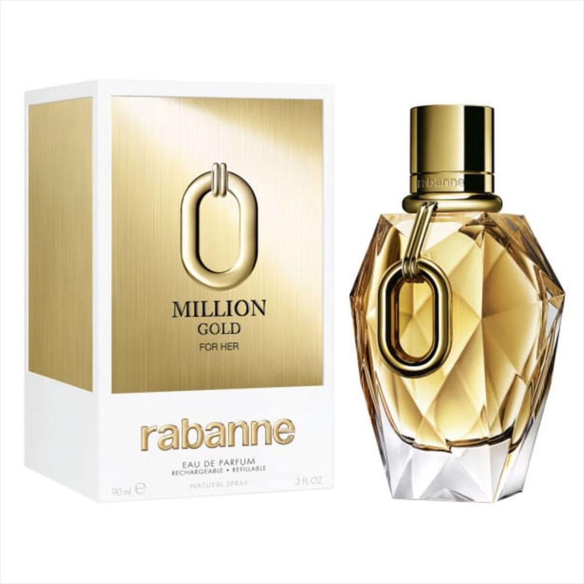 Paco Rabanne Million Gold For Her Refillable EDP 90ml