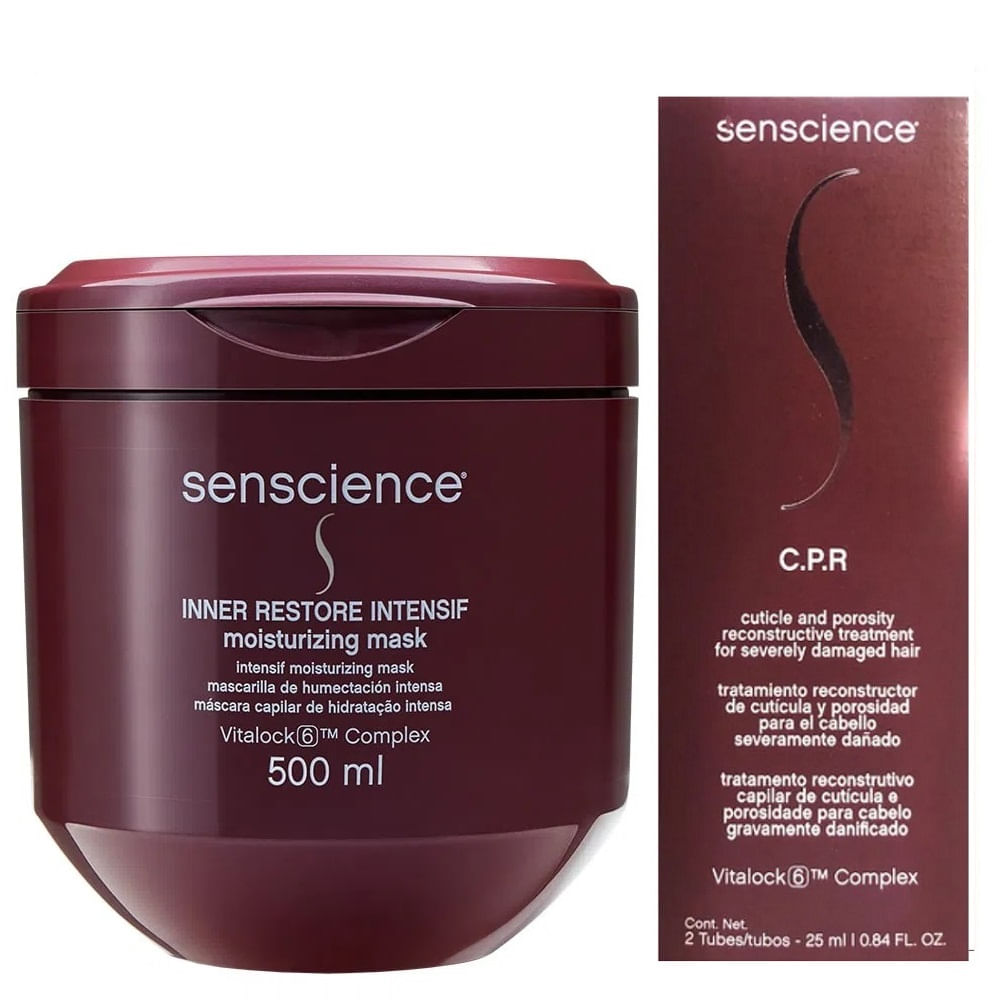 Kit Senscience Inner Restore Intensif 500ml + CPR 2x25ml