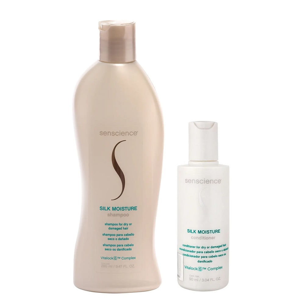 Senscience Silk Moisture - Shampoo 280ml + Condicionador 90ml