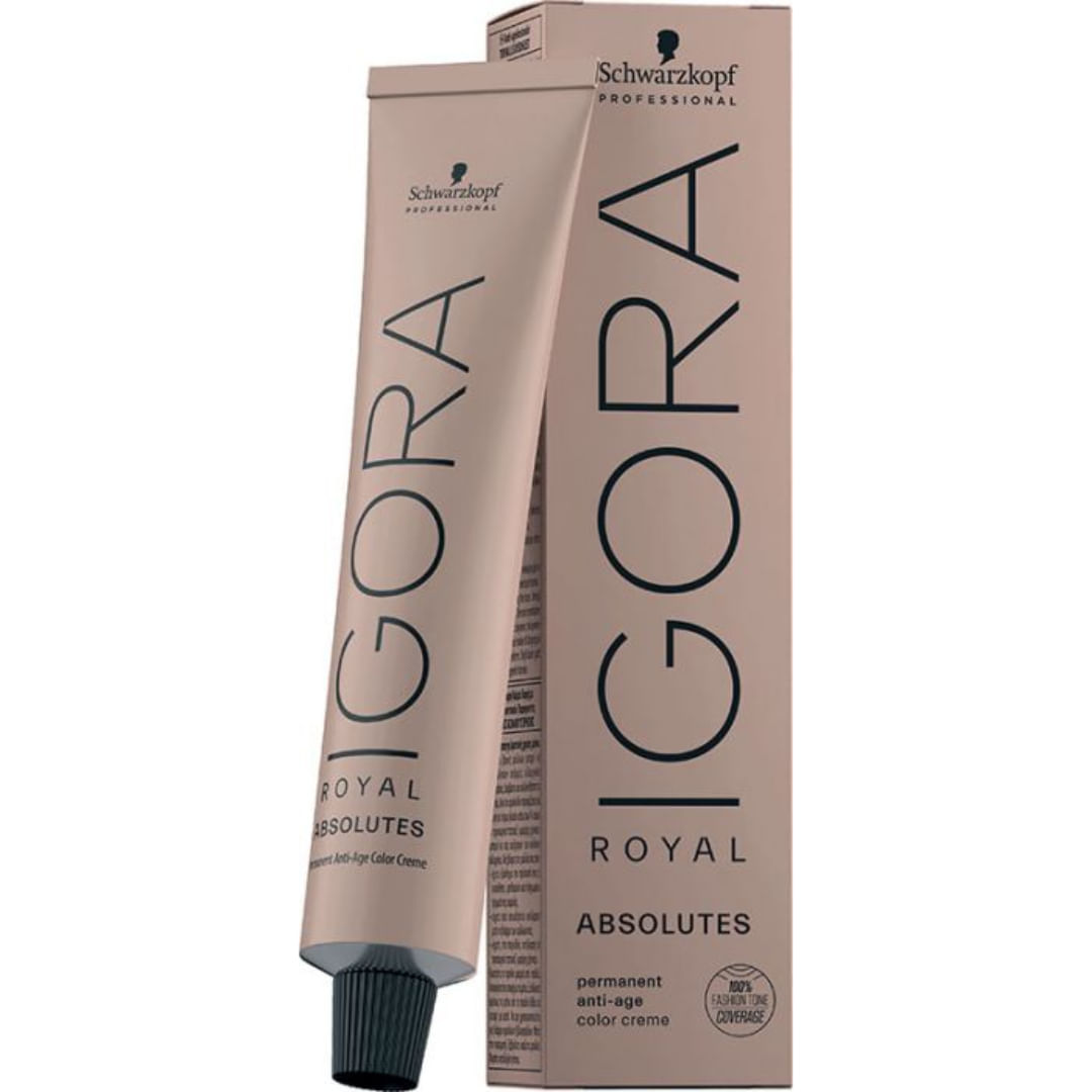Igora Royal Absolutes 7-60 Louro Médio Chocolate Natural 60ml
