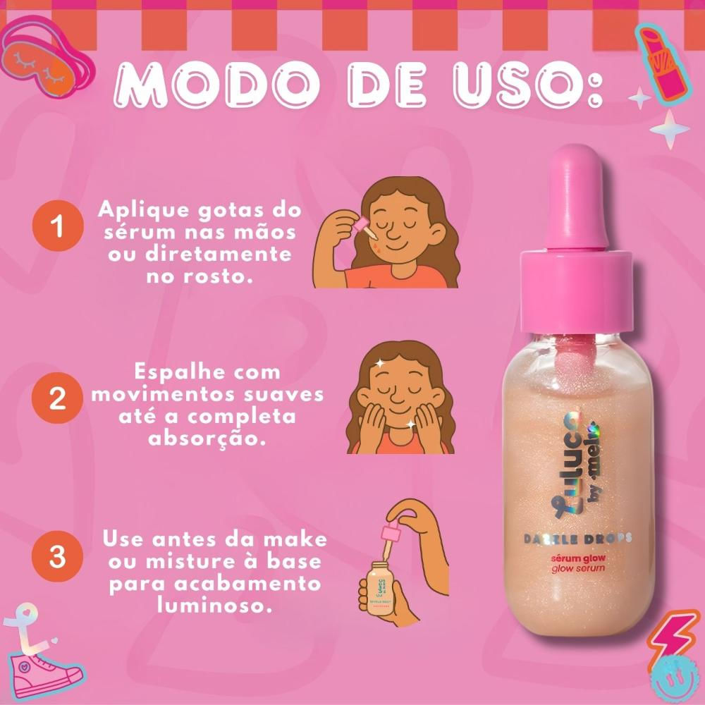 Sérum Glow Luluca By Melu Dazzle Drops 35ml Rr-s3301 - Época