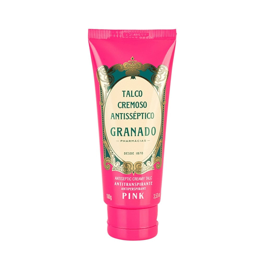 Talco Pés Cremoso Granado Pink 100g