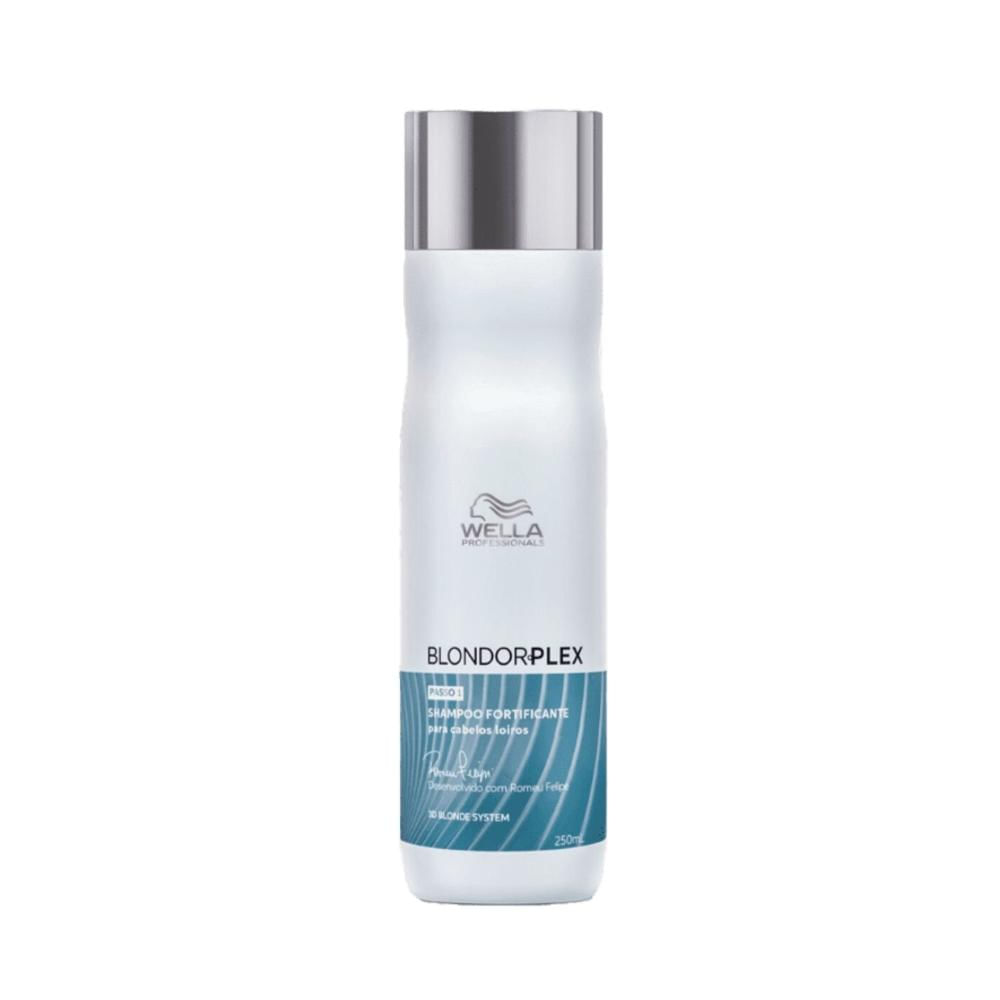 Wella BlondorPlex Shampoo Reconstrução Cabelos Loiros 250 ml