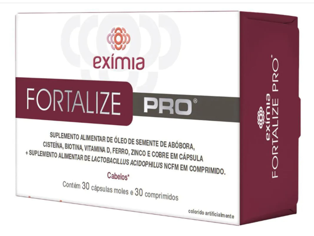 Eximia Fortalize PRO Cabelos E Unhas 30 Comprimidos