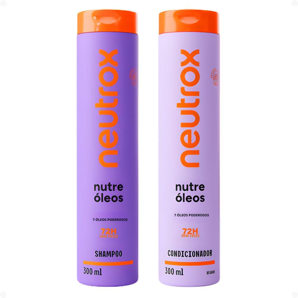 Kit Neutrox Nutre Óleos: Shampoo e Condicionador 300ml