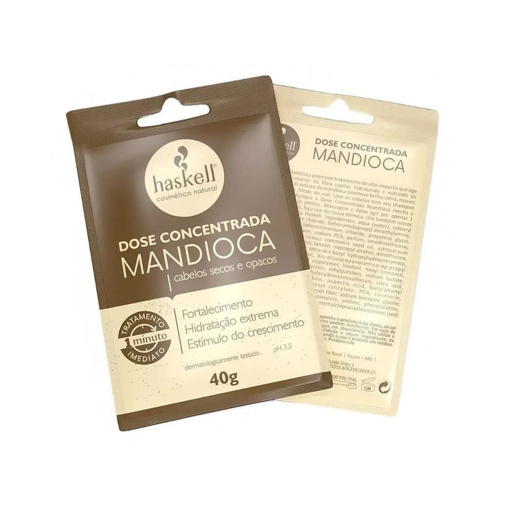 Máscara Capilar Haskell Mandioca 40g