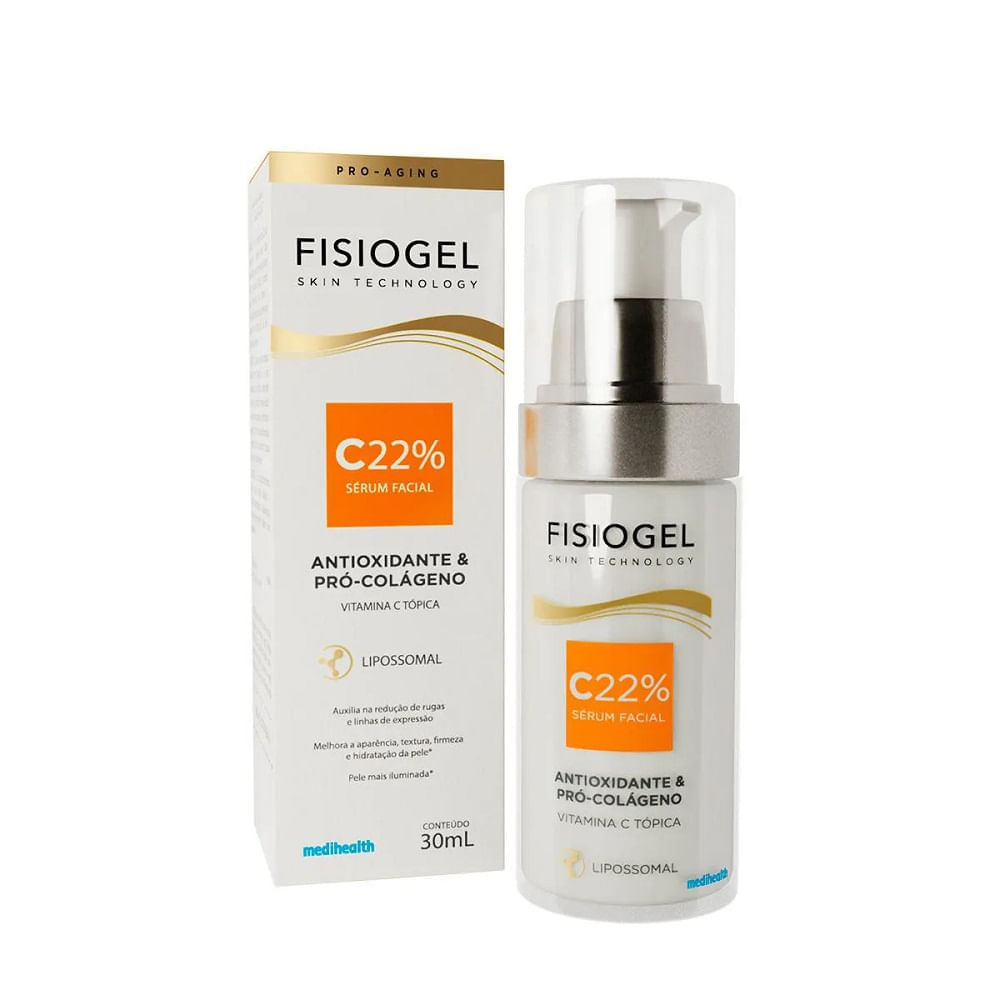 Sérum Facial Anti-idade Fisiogel Vitamina C Antioxidante 30ml