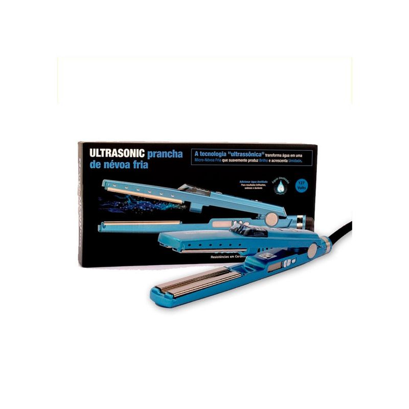 Babyliss Pro Nano Titanium Ultrasonic de Névoa Fria - Prancha para