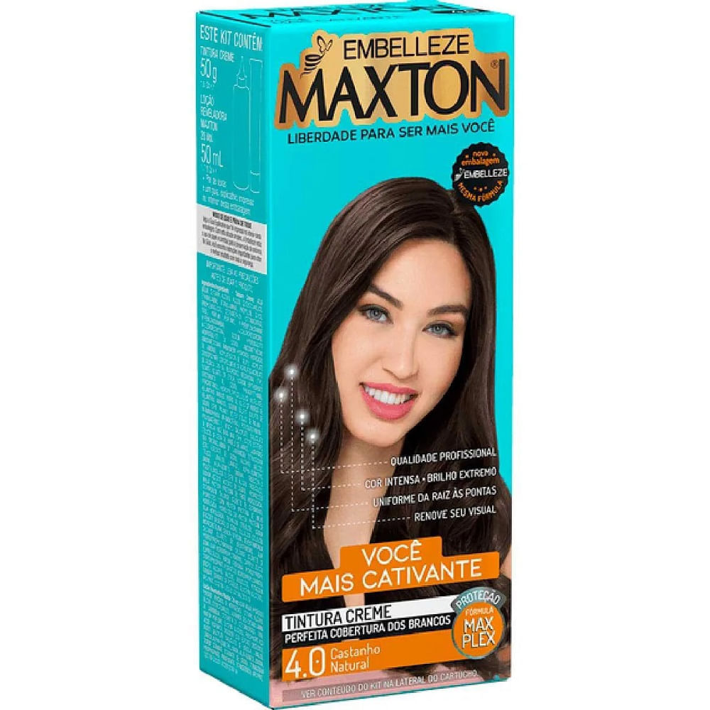 Tinta Maxton Kit Prático 4.0 Castanho Natural
