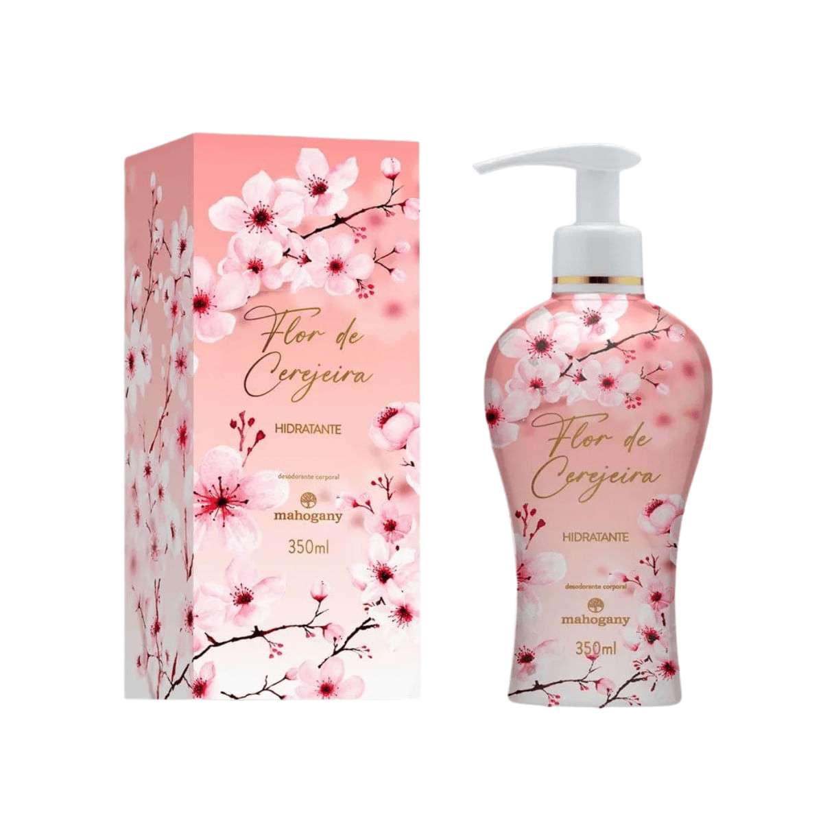 Hidratante Mahogany Flor De Cerejeira Feminino 350Ml