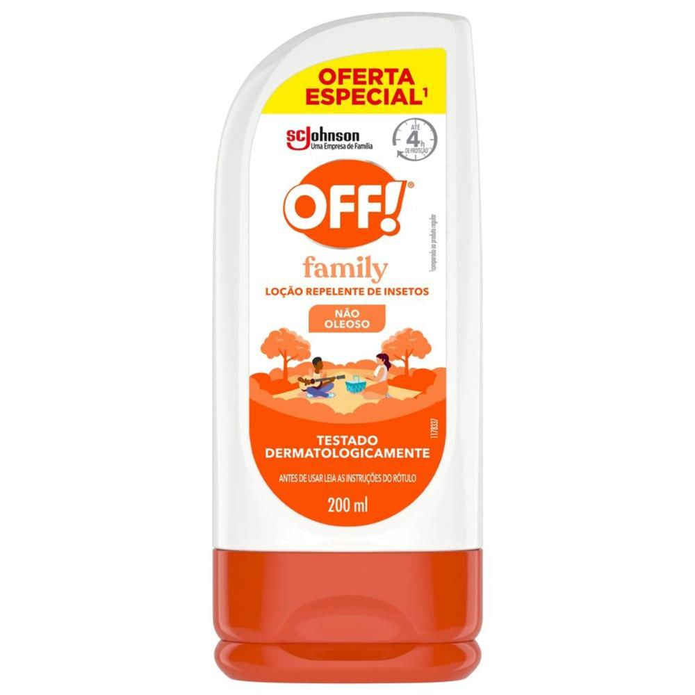 Repelente OFF Family Loção 200ml Oferta Especial