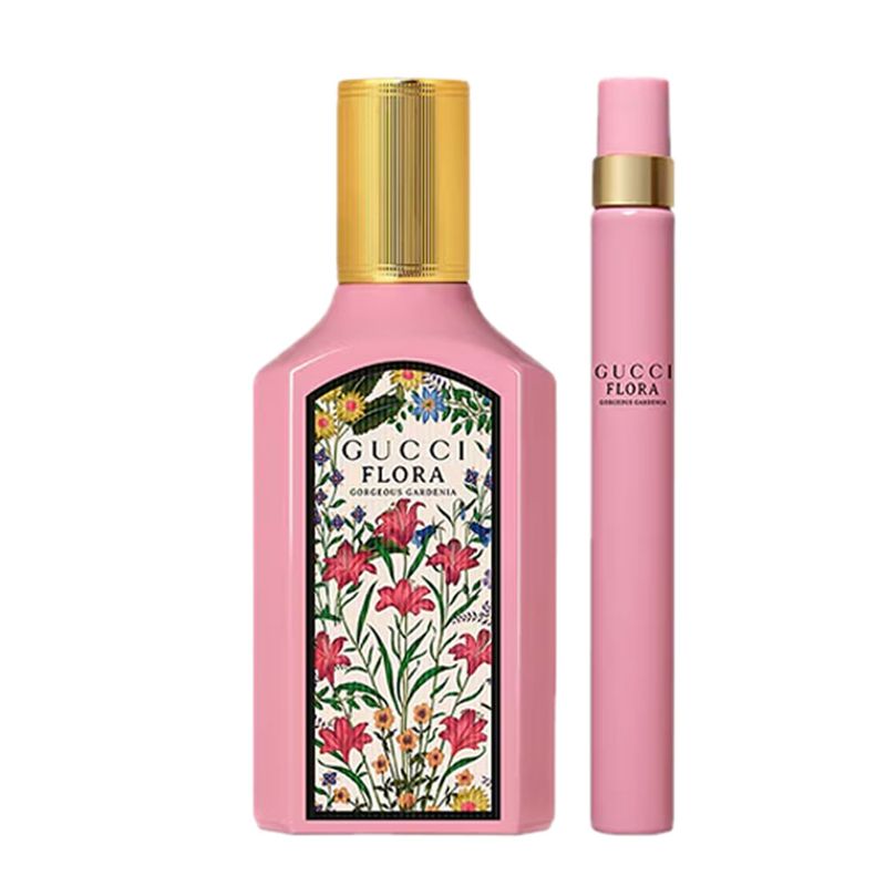 GUCCI FLORA GORGEOUS GARDENIA 50ml 2個セット Kit Gucci Flora Gorgeous Gardenia Feminino - Edp 50 ml + Travel