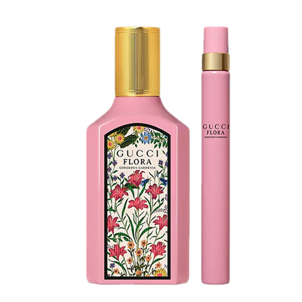 2個セットGUCCI Flora Gorgeous Gardenia 50ml Kit Gucci Flora Gorgeous Gardenia Feminino - Edp 50 ml + Travel