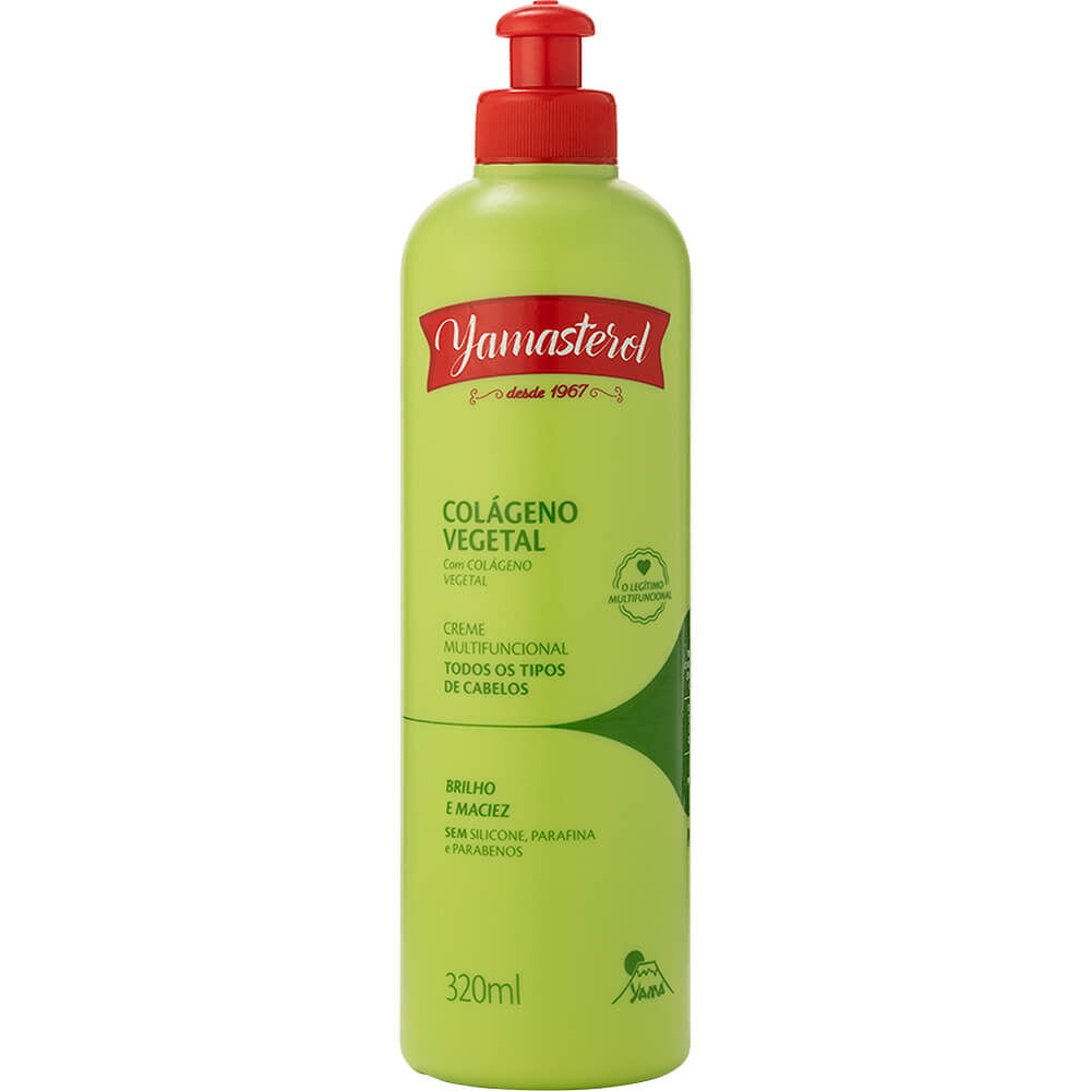 Yamá Yamasterol Colágeno Vegetal - Creme Multifuncional Brilho e Maciez 320ml