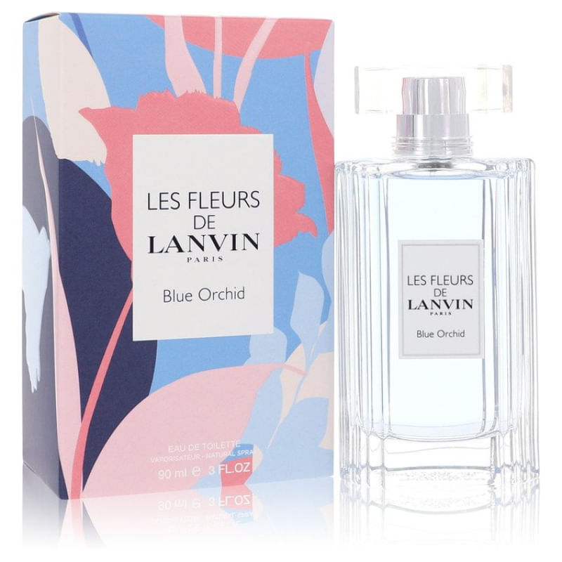 Perfume Feminino Les Fleurs De Lanvin Blue Orchid Lanvin 90 ml Eau