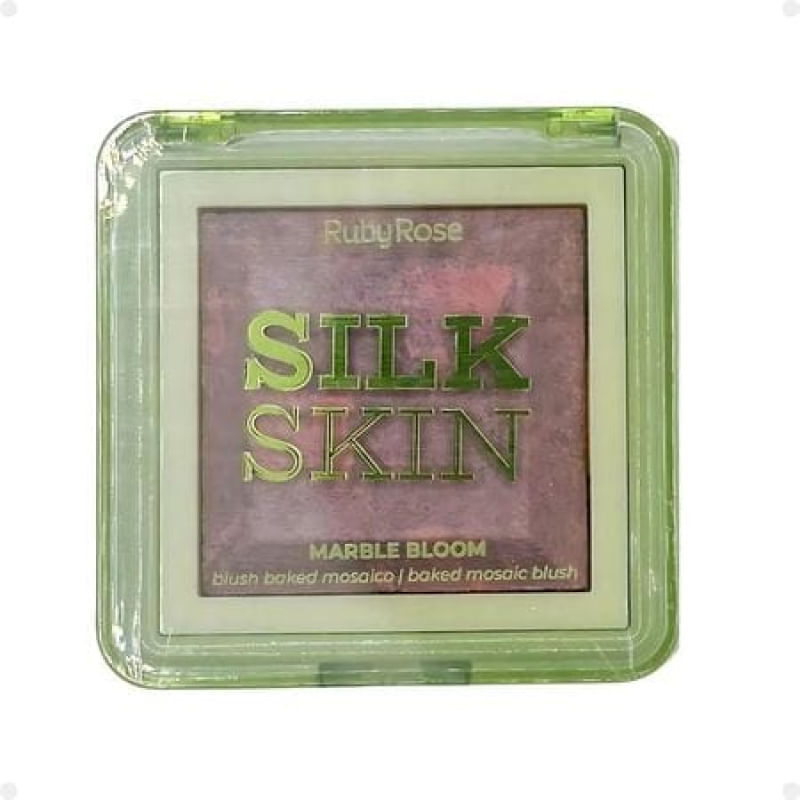 Blush Ruby Rose Marble Bloom Silk Skin Midnight Mauve Hb-F1001-5