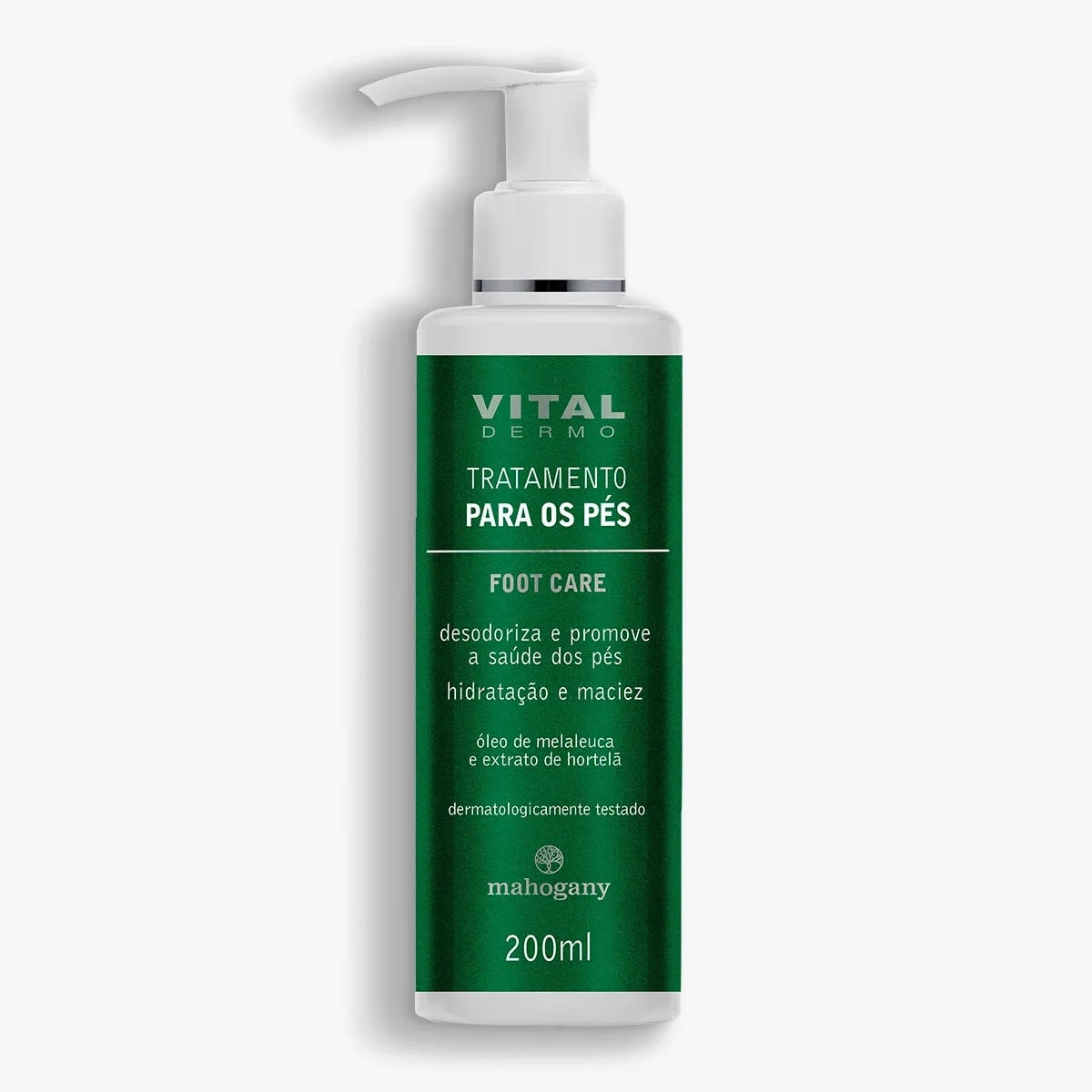 Mahogany Creme Tratamento Pés Foot Care Vital Dermo Unissex 200Ml