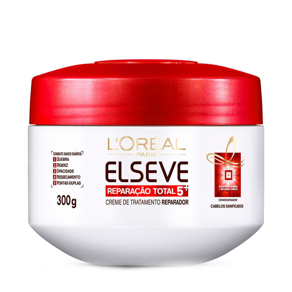 Creme Tratamento Capilar Elseve Reparação Total 5 Reparador 300g