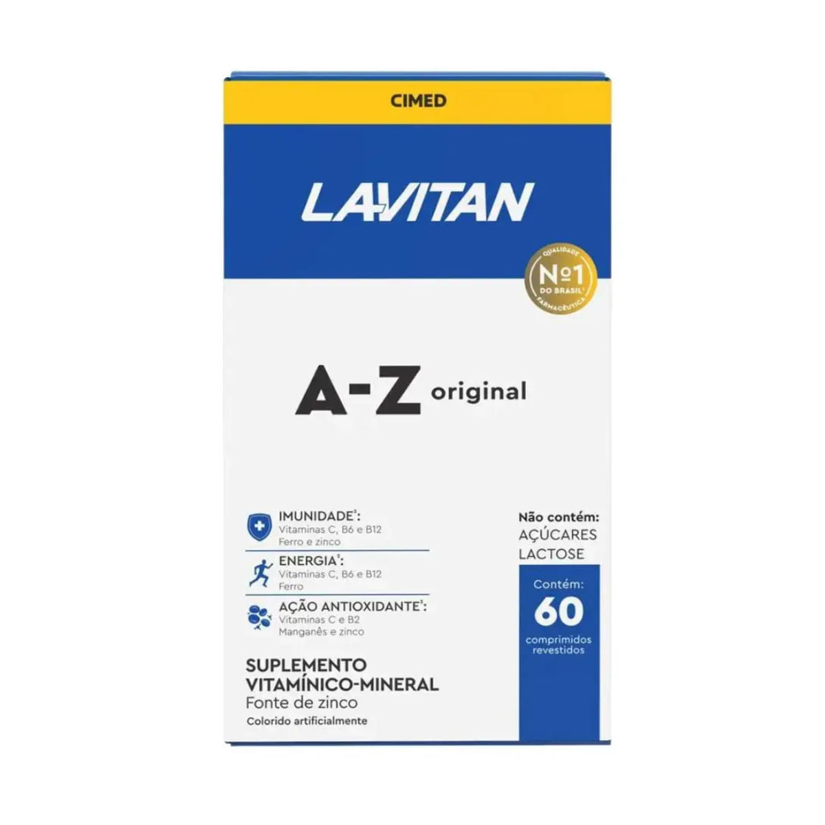 SUPLEMENTO VITAMÍNICO-MINERAL LAVITAN A-Z ORIGINAL 60 COMPRIMIDOS