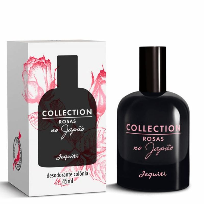 SHOLAYERED BLACK 、ROSE MUGUET、HIBISCUS Collection Rosas No Japão Desodorante Colônia Jequiti 45 ml