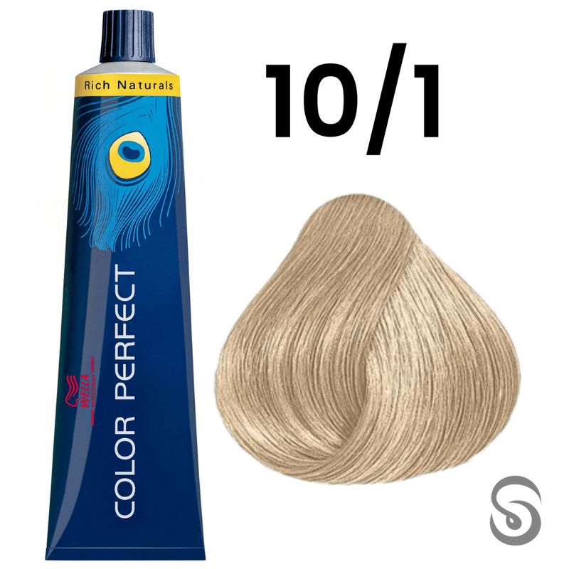 Wella Perfect Color 10/1 Louro Claríssimo Acinzentado Rich